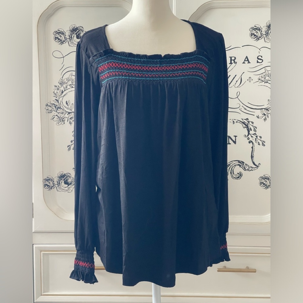 Peasant style blouse